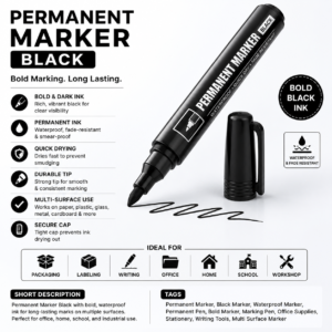 Permanent Marker Black