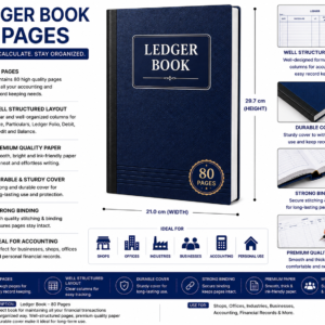 Ledger Book 80 pages