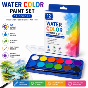 Water Color Paint Set 12 Colors