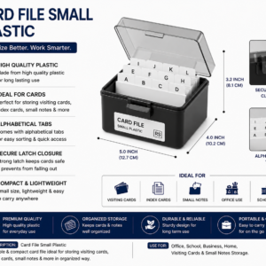 Card File Small Plastic
