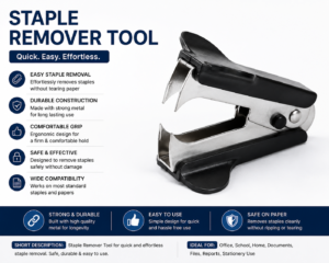 Staple Remover Tool