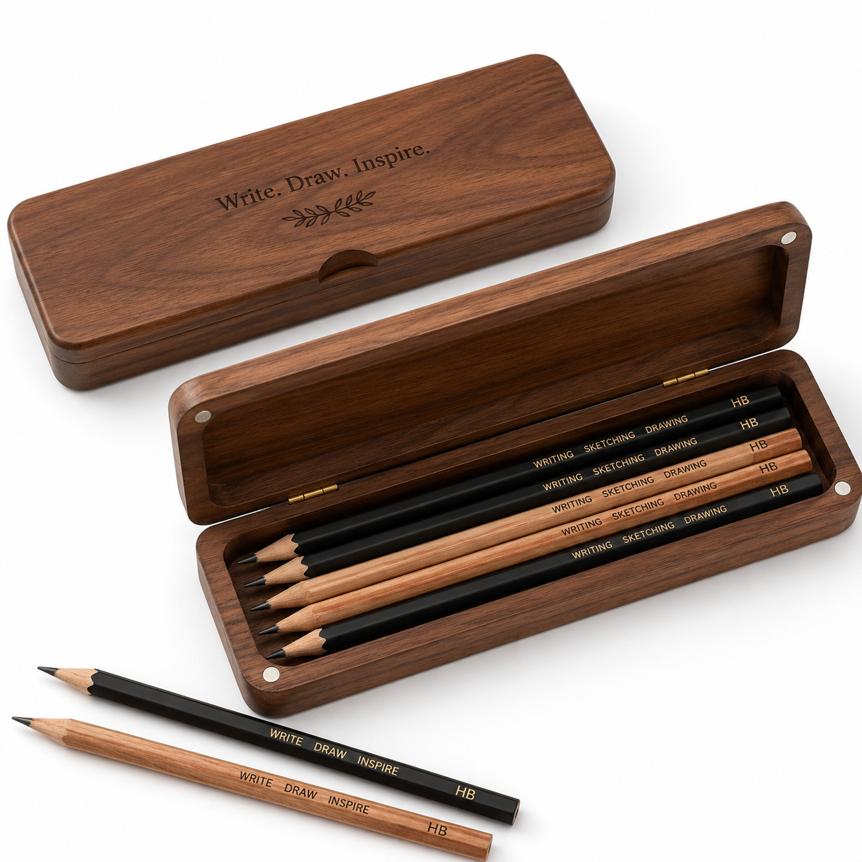 Wooden Pencil Cas