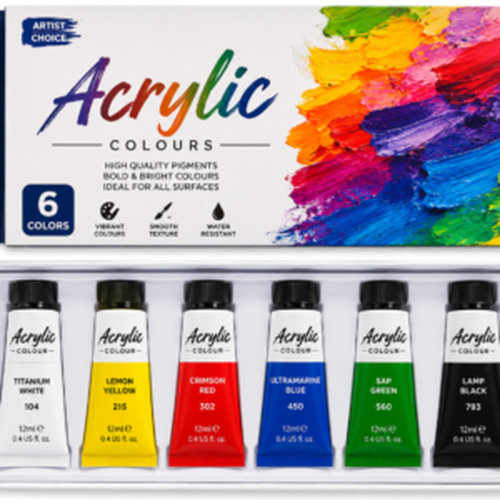 Acrylic Color Set 6 Colors