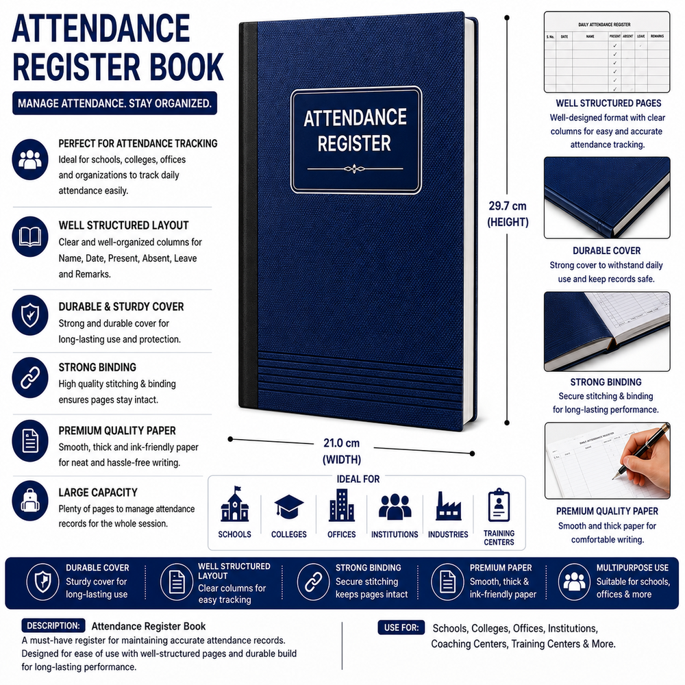Stock Register Book