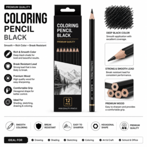 Coloring Pencil Black