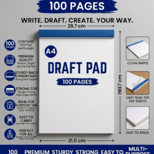 Draft Pad 100 pages