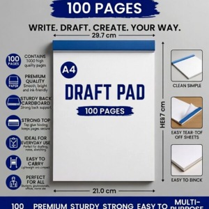 Draft Pad 100 pages