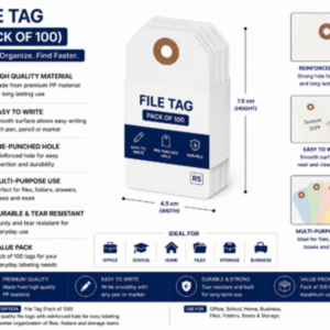 File Tag (Pack of 100)