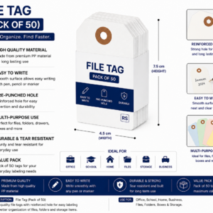 File Tag (Pack of 50)