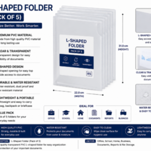 L-Shaped Folder (Pack of 5)