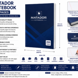 Matador Notebook 200 Pages