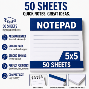 Notepad 5x5 50 sheets