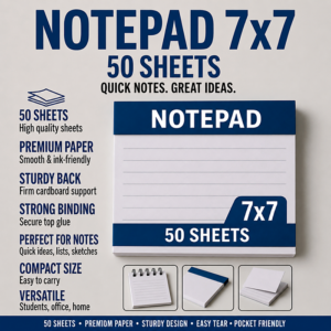 Notepad 7x7 50 sheets