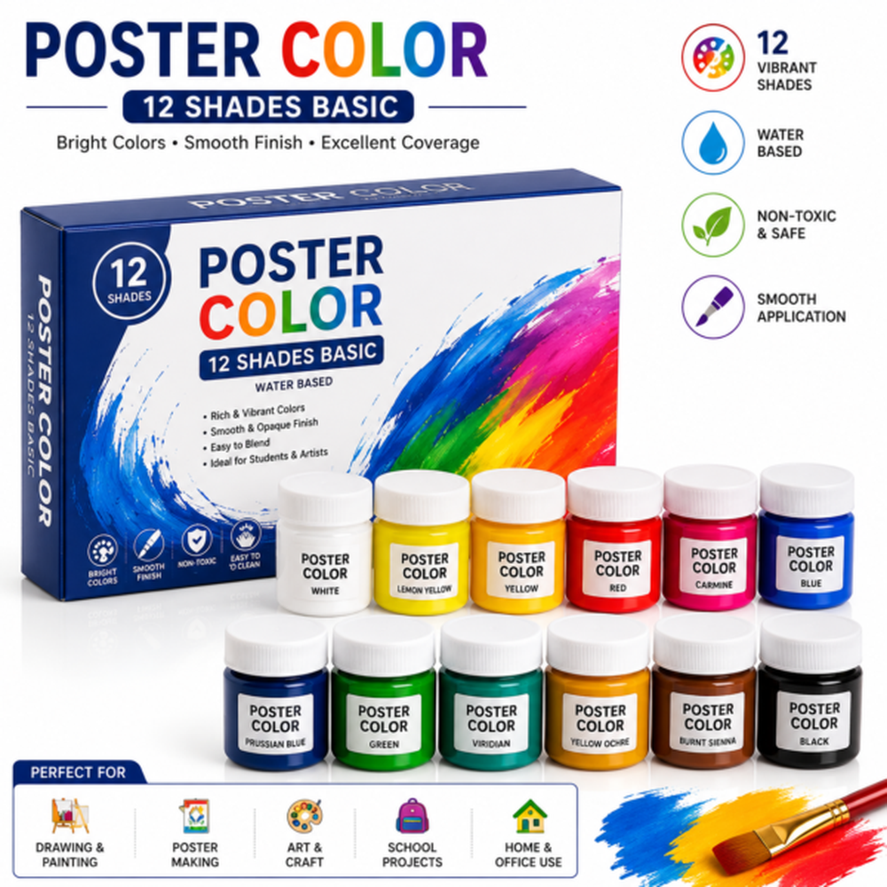 Poster Color 12 Shades Basic