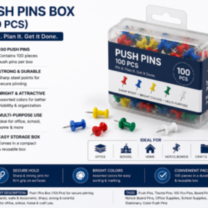 Push Pins Box (100 pcs)