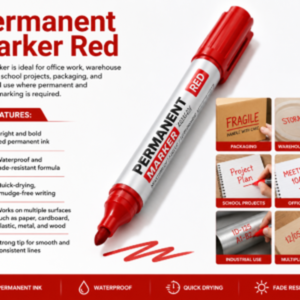 Permanent Marker Red