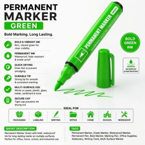 Permanent Marker Green
