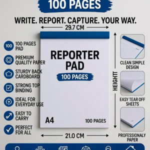 Reporter Pad 100 Pages