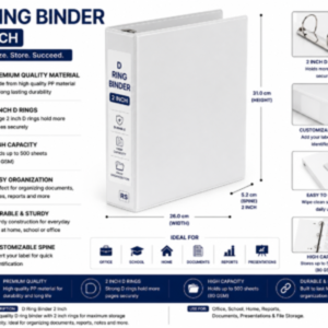 D Ring Binder 2 inch