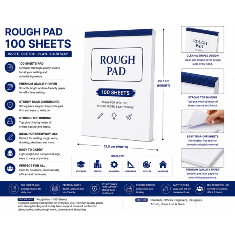 Rough Pad 100 sheets