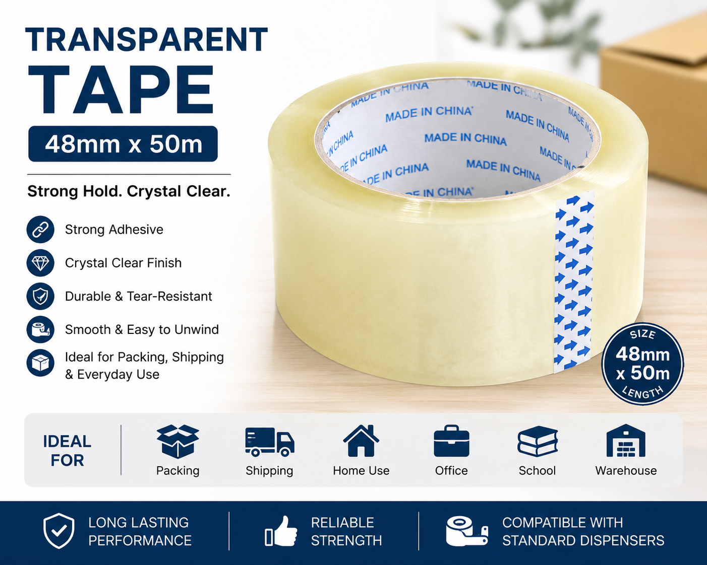 Transparent Tape (48mm x 50m)
