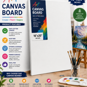 Art Canvas Board 16x20 inches