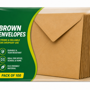 Brown Envelopes (Pack of 100)