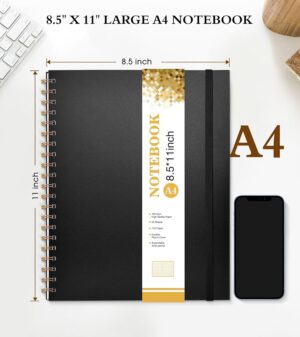 Spiral Note Book 400 Pags  8.50" X 11 " A-4 Size Larges Size