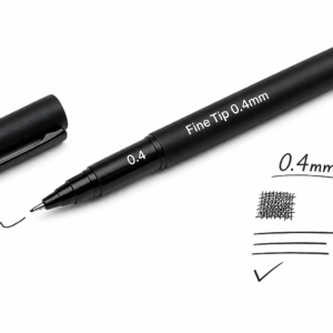 Fine Tip Pen Black 0.4mm