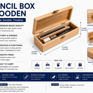 Pencil Box Wooden