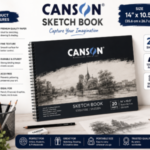 Canson Sketch Book 14 x 10.5 20 Sheets