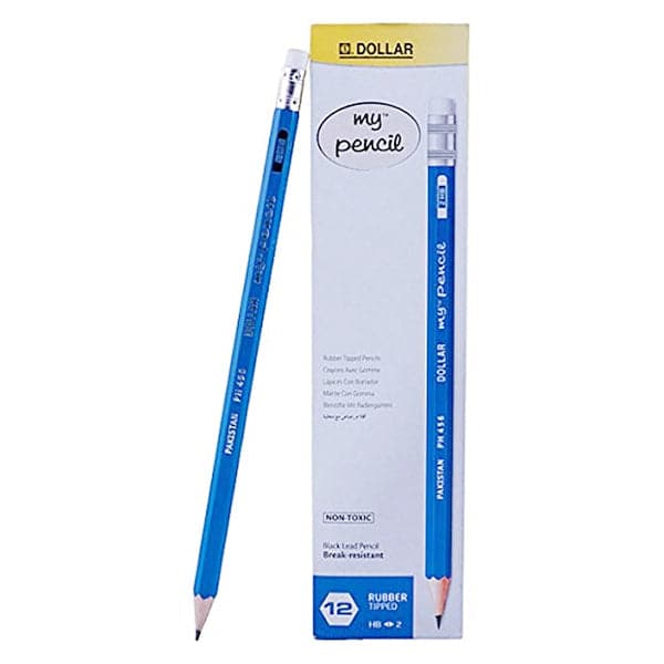 DollarPencilWithEraser2HbNo-456