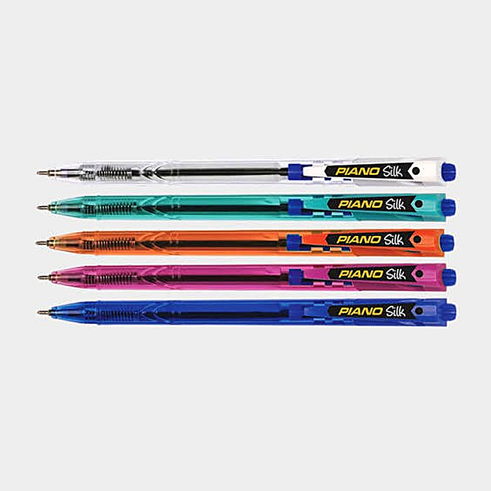 Ball Pen Point Piano Silk Brand Piano Blue Black Red Colour Available