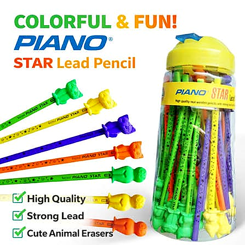 Pencil With Eraser Executive Piano Brand