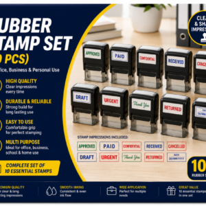 Rubber Stamp Set (10 pcs)