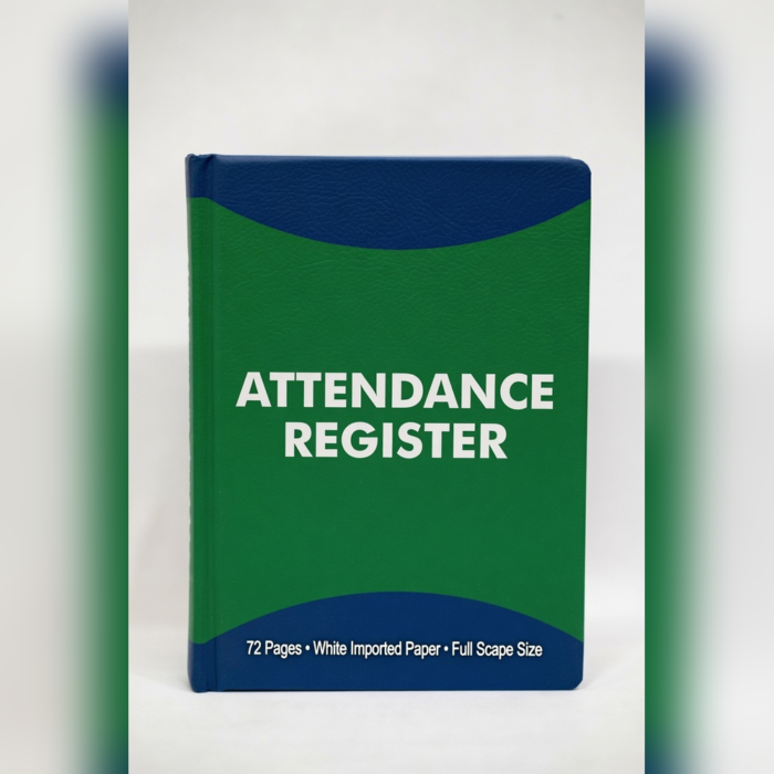 Attendance Register 72 Pags White Imported Paper Full Skip