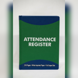 Attendance Register 216 Pags White Imported Paper Full Skip