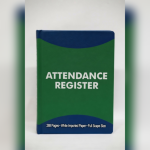 Attendance Register 288 Pags White Imported Paper Full Skip