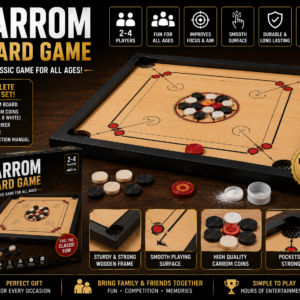 Carrom Board with Coins