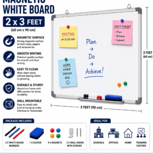 Magnetic White Board 2x3