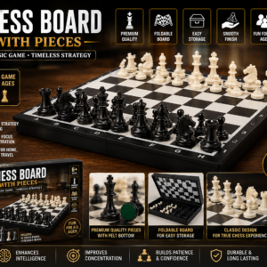 Chess Board with Pieces
