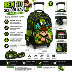 Ben 10 School Bags for Kids [PD]