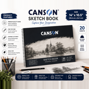 Canson Sketch Book 14 x 10.5 20 Sheets
