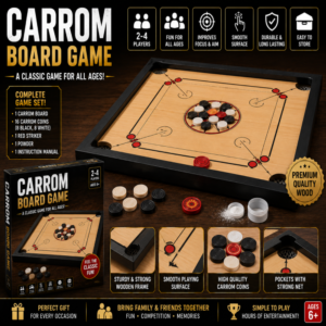 Carrom Board with Coins