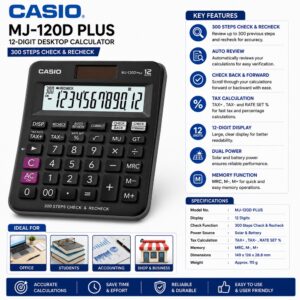 calculator DJ-120D Plus Casio Original Japan