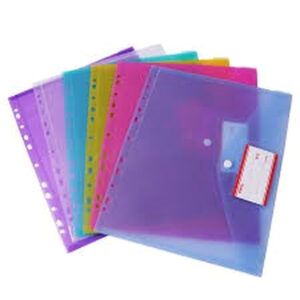 Top Transparent File A4 Size Mix Color China Brand