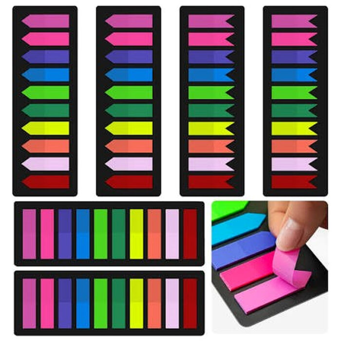 Stick Note Sticky Notes Flag Multi Color Index Tabs Adhesive Strips