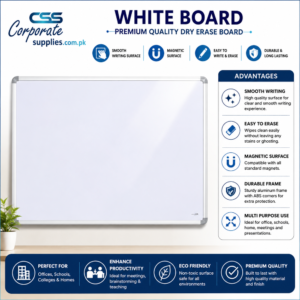 White Writing Broad All Size 12" X 18" (1ft X 1.5Ft)