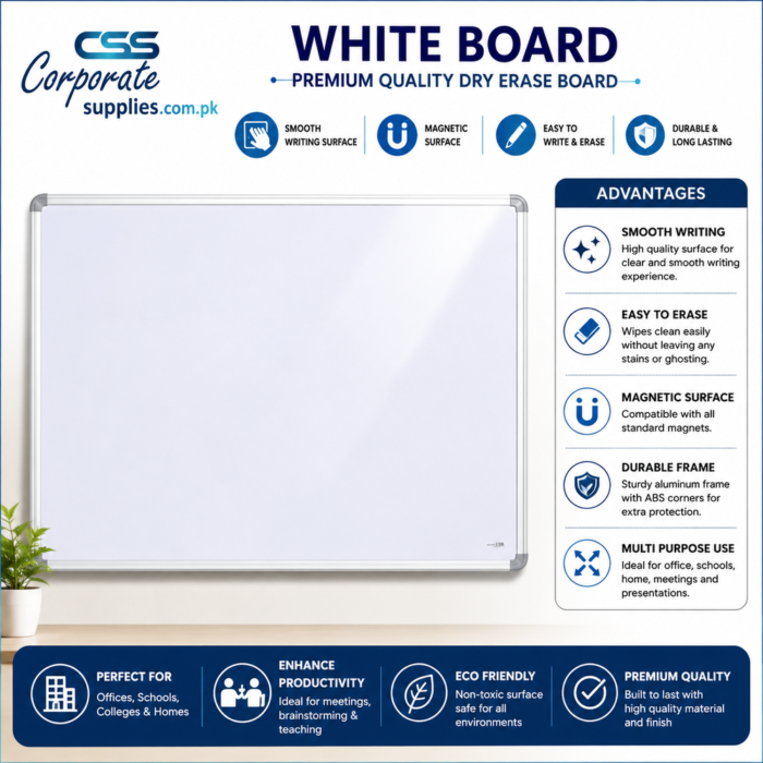 White Writing Broad All Size 12" X 18" (1ft X 1.5Ft)