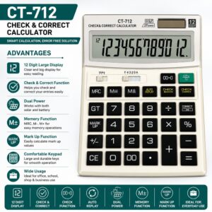 Calculator Citizen CT-712 12 Digits China Brand